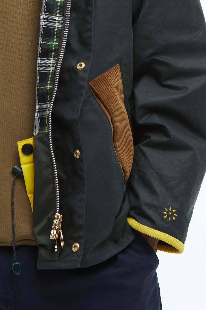 Giacca Flower Mountain BARBOUR X FLOWER MOUNTAIN Uomo Gialle | 428-GUFNDY