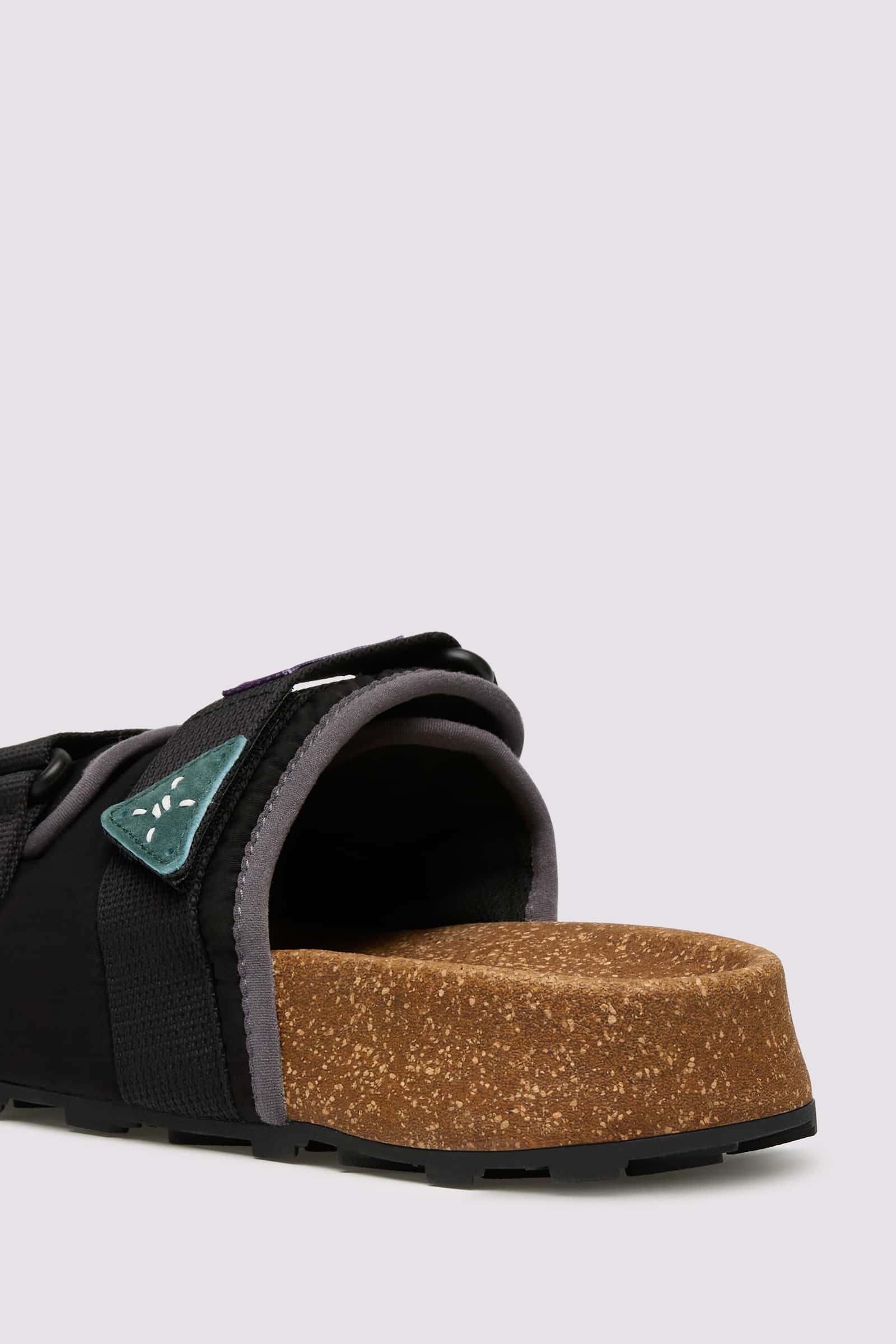 Pantofole Flower Mountain NIWA SLIPPER UNI Uomo Nere Grigie | 901-UIXNFY
