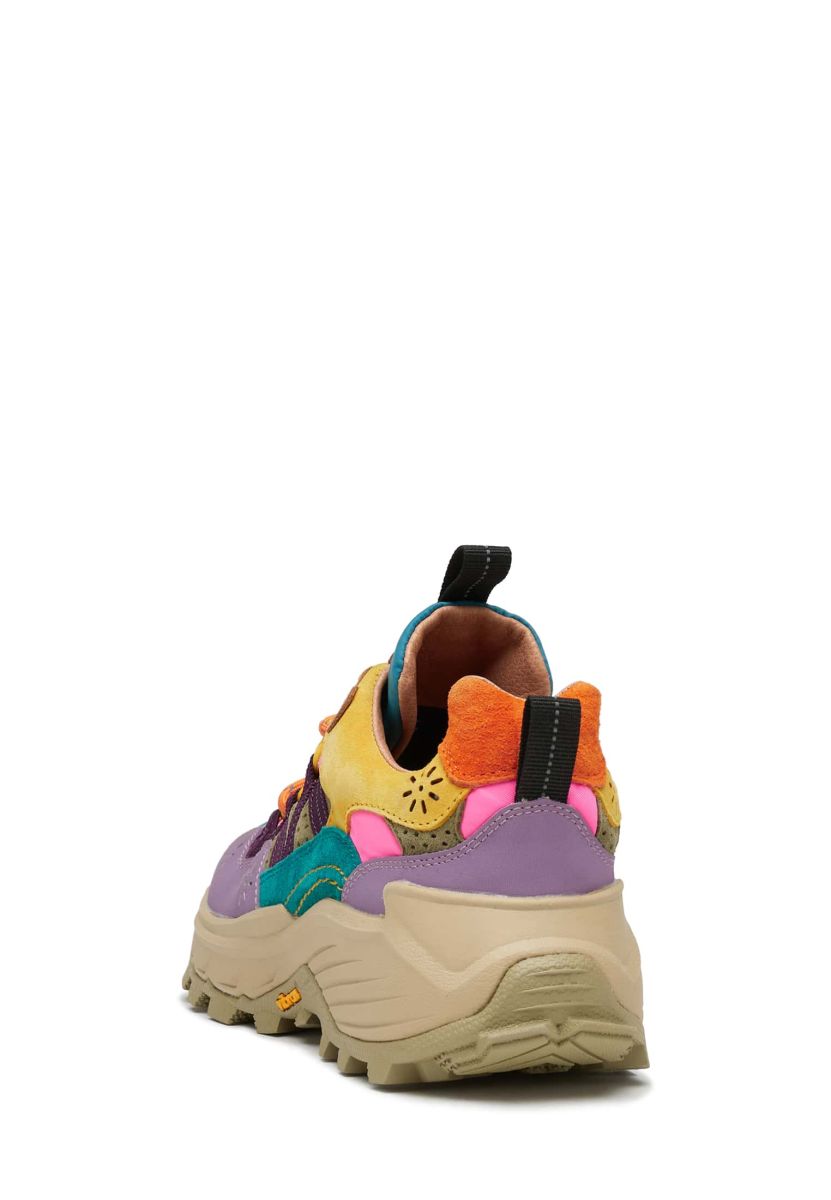 Sneakers Flower Mountain IWANO Donna Beige Verdi | 068-AGOPUN