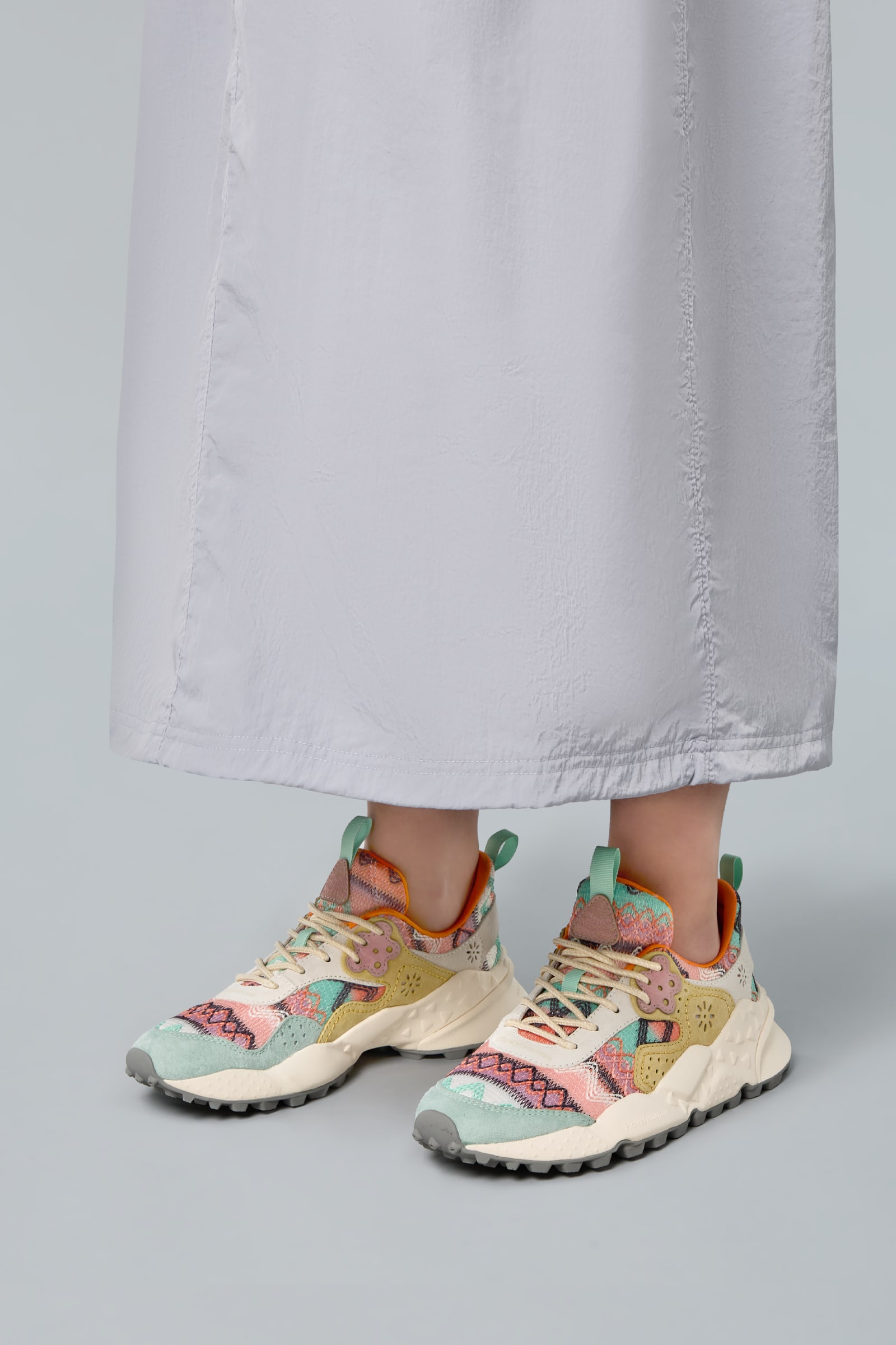 Sneakers Flower Mountain KOTETSU Donna Rosa Verdi | 657-UNYTRM