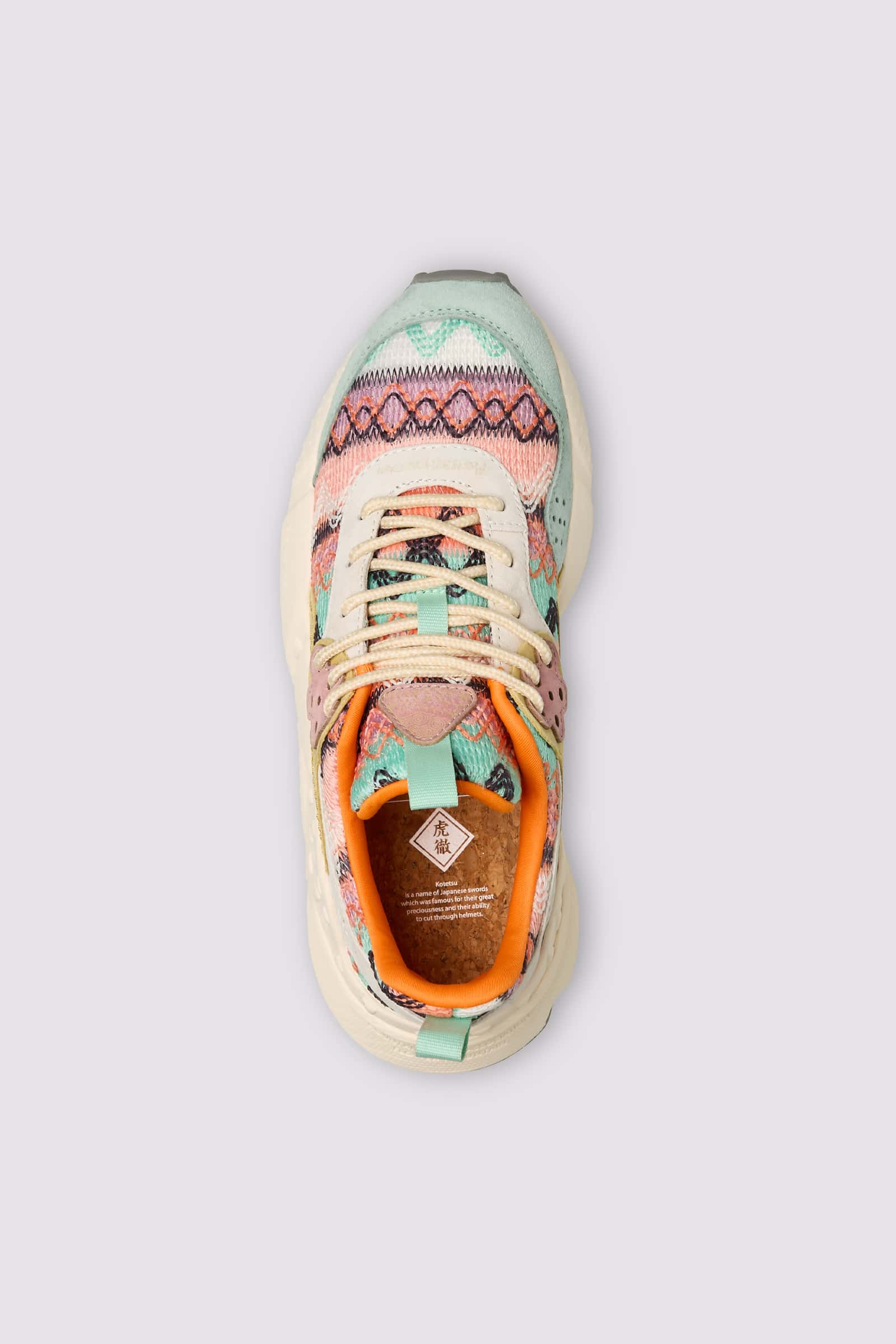 Sneakers Flower Mountain KOTETSU Donna Rosa Verdi | 657-UNYTRM