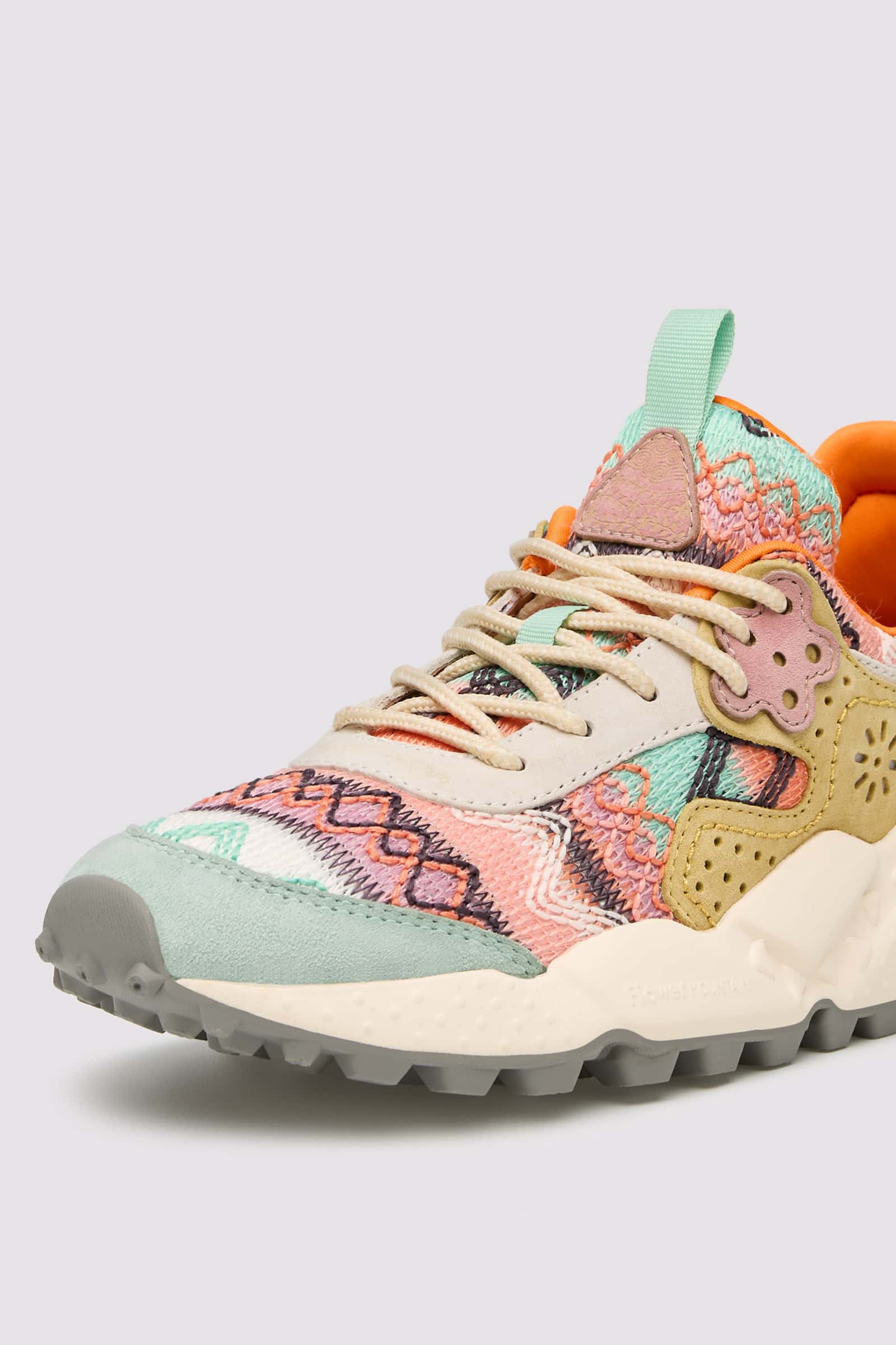 Sneakers Flower Mountain KOTETSU Donna Rosa Verdi | 657-UNYTRM
