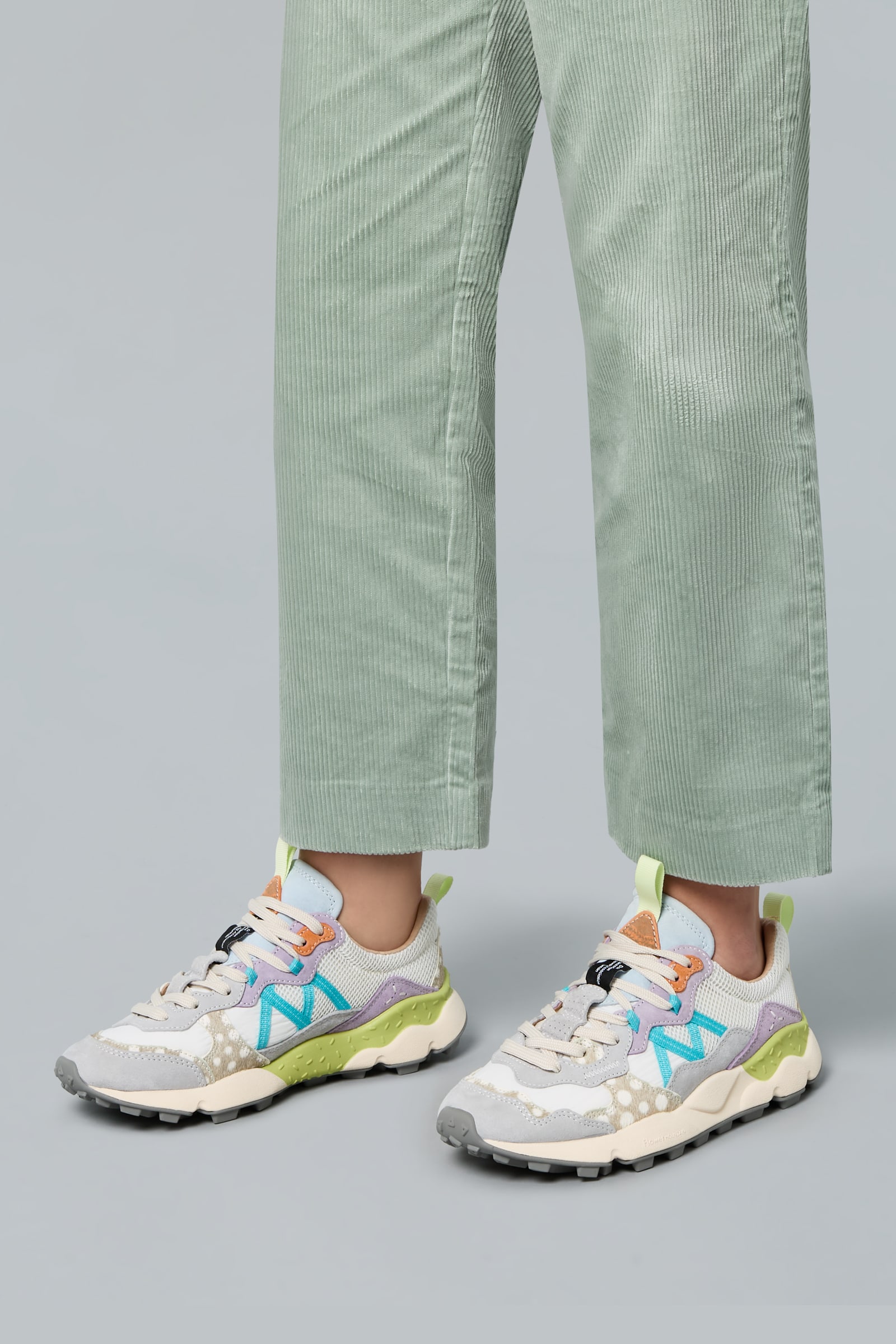 Sneakers Flower Mountain LENZAN Donna Lilac | 946-NLTKPJ