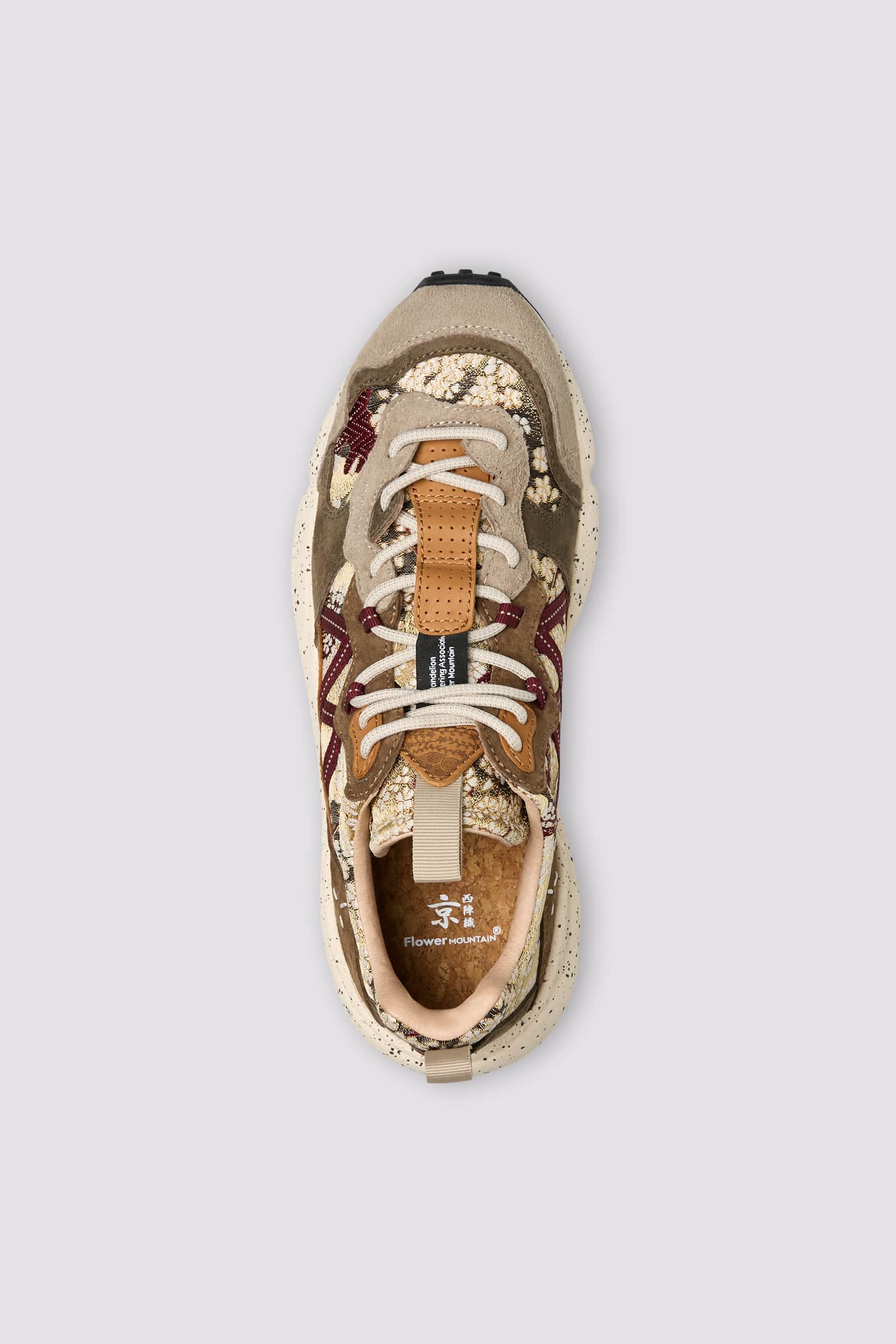 Sneakers Flower Mountain LENZAN UNI L.E. Uomo Grigie Chiaro | 739-HLBXSN