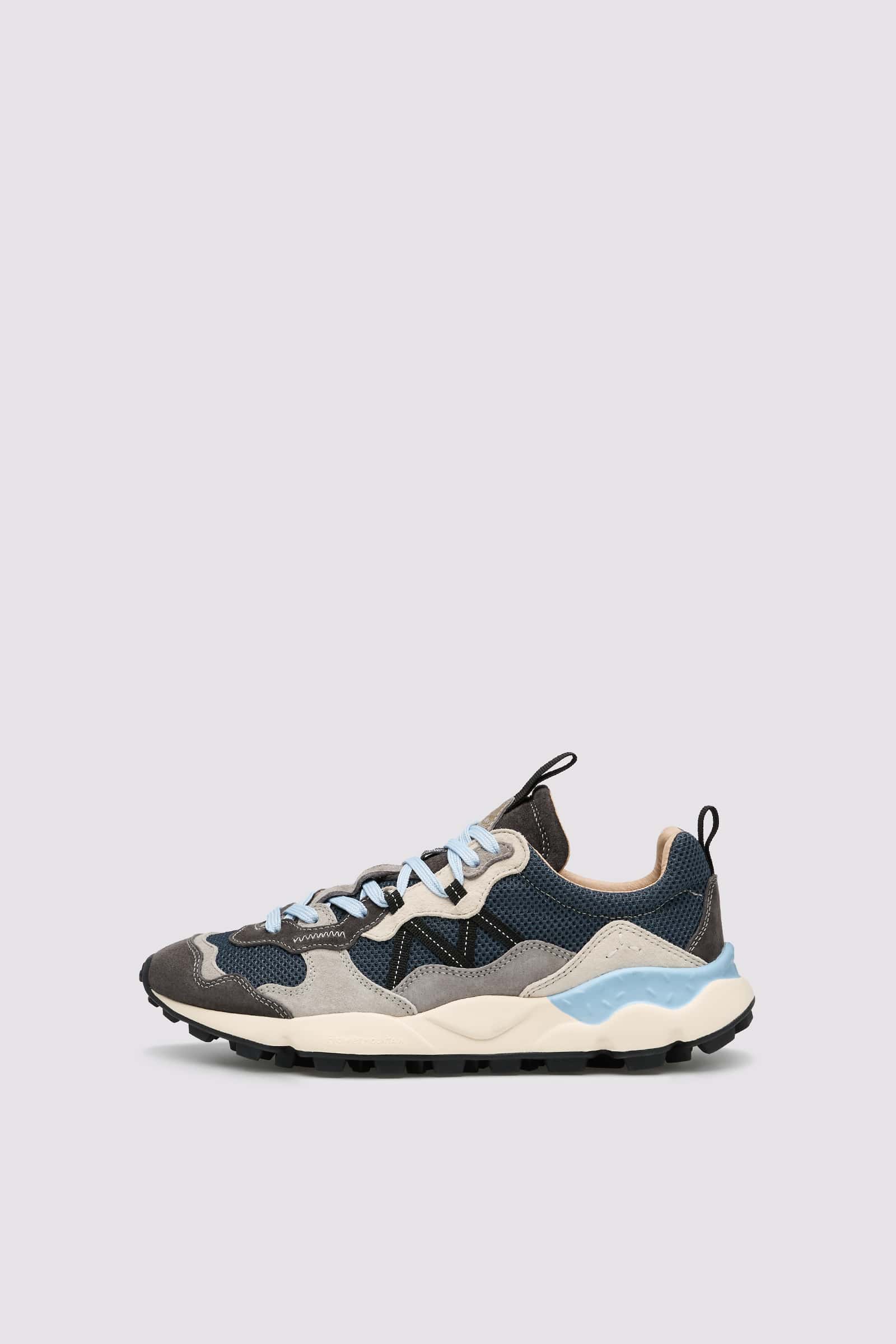 Sneakers Flower Mountain LENZAN Uomo Grigie | 305-FWKYUG