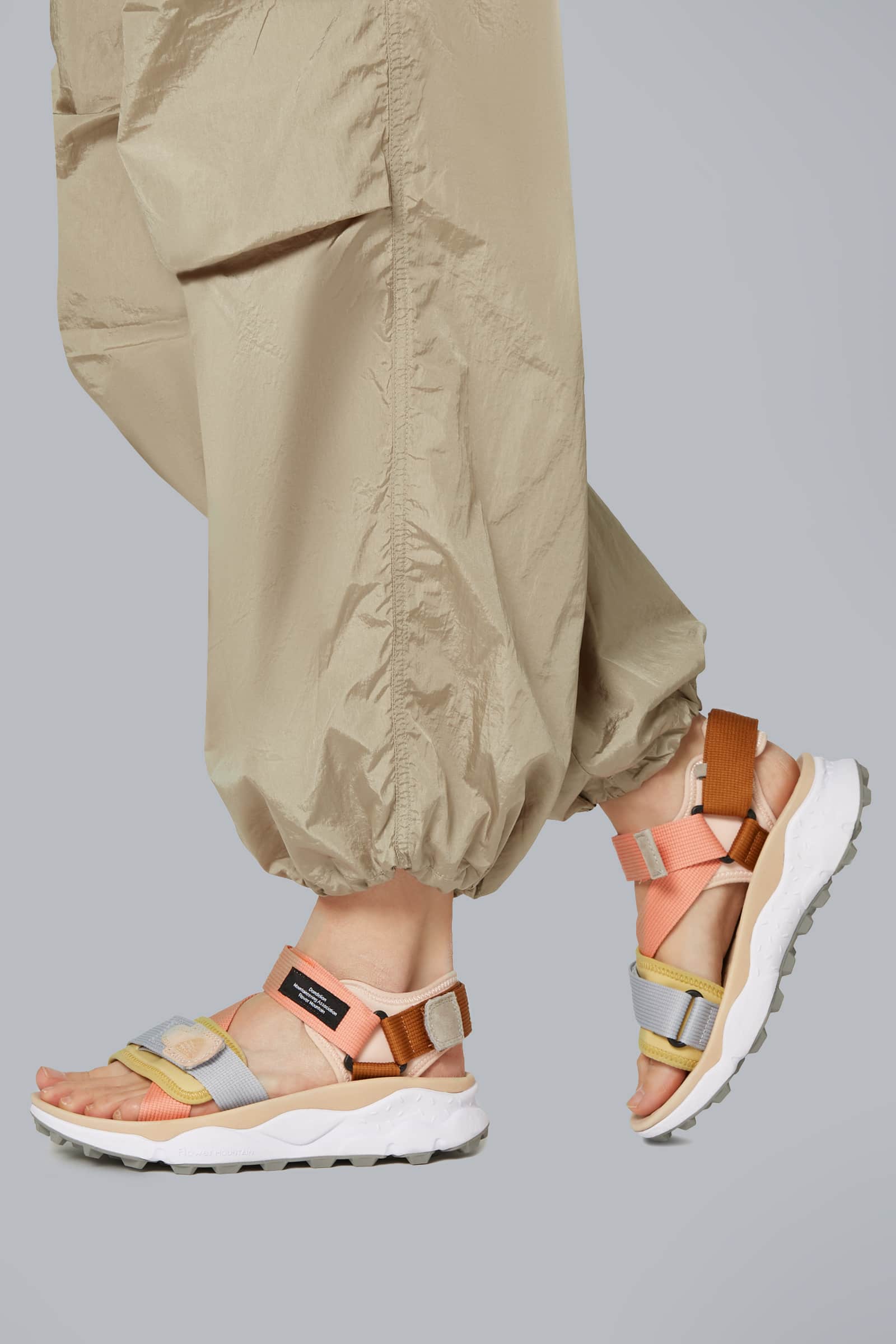 Sneakers Flower Mountain NAZCA 2 Donna Beige | 483-NWKJGE