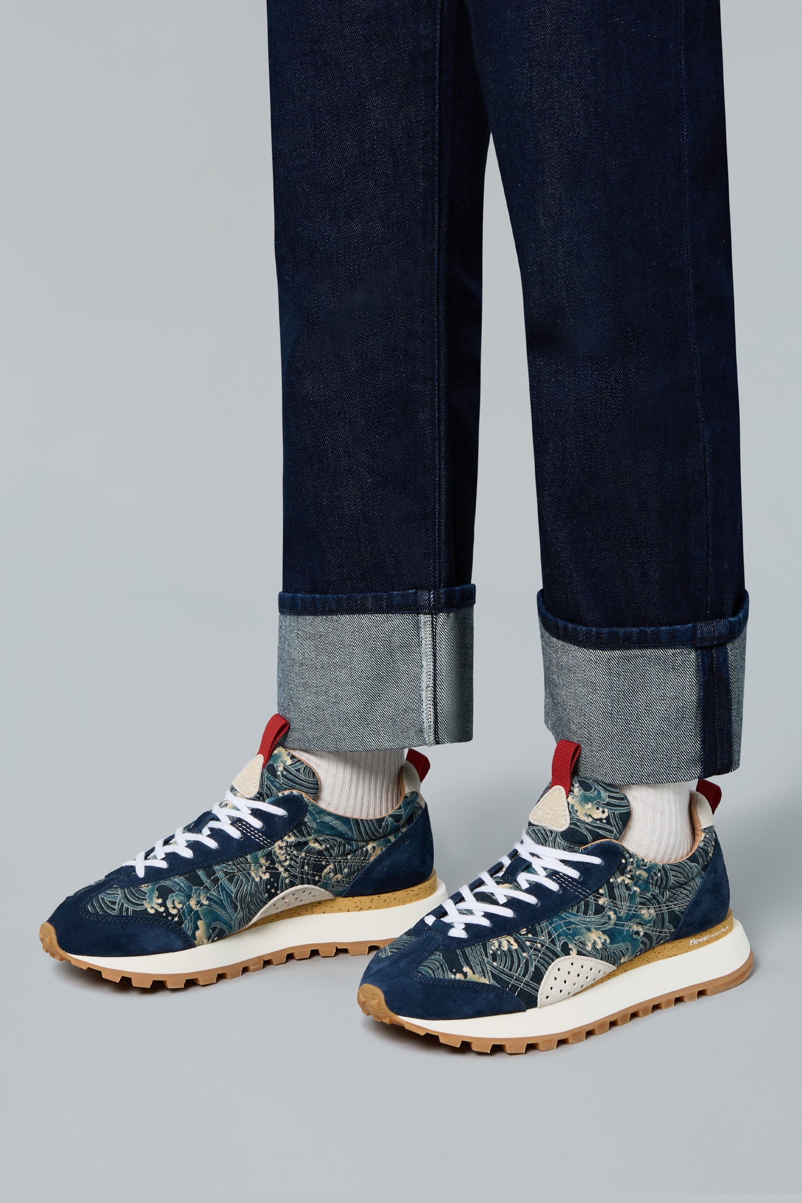 Sneakers Flower Mountain NEW ASUKA UNI Uomo Blu | 841-ZUVRXJ