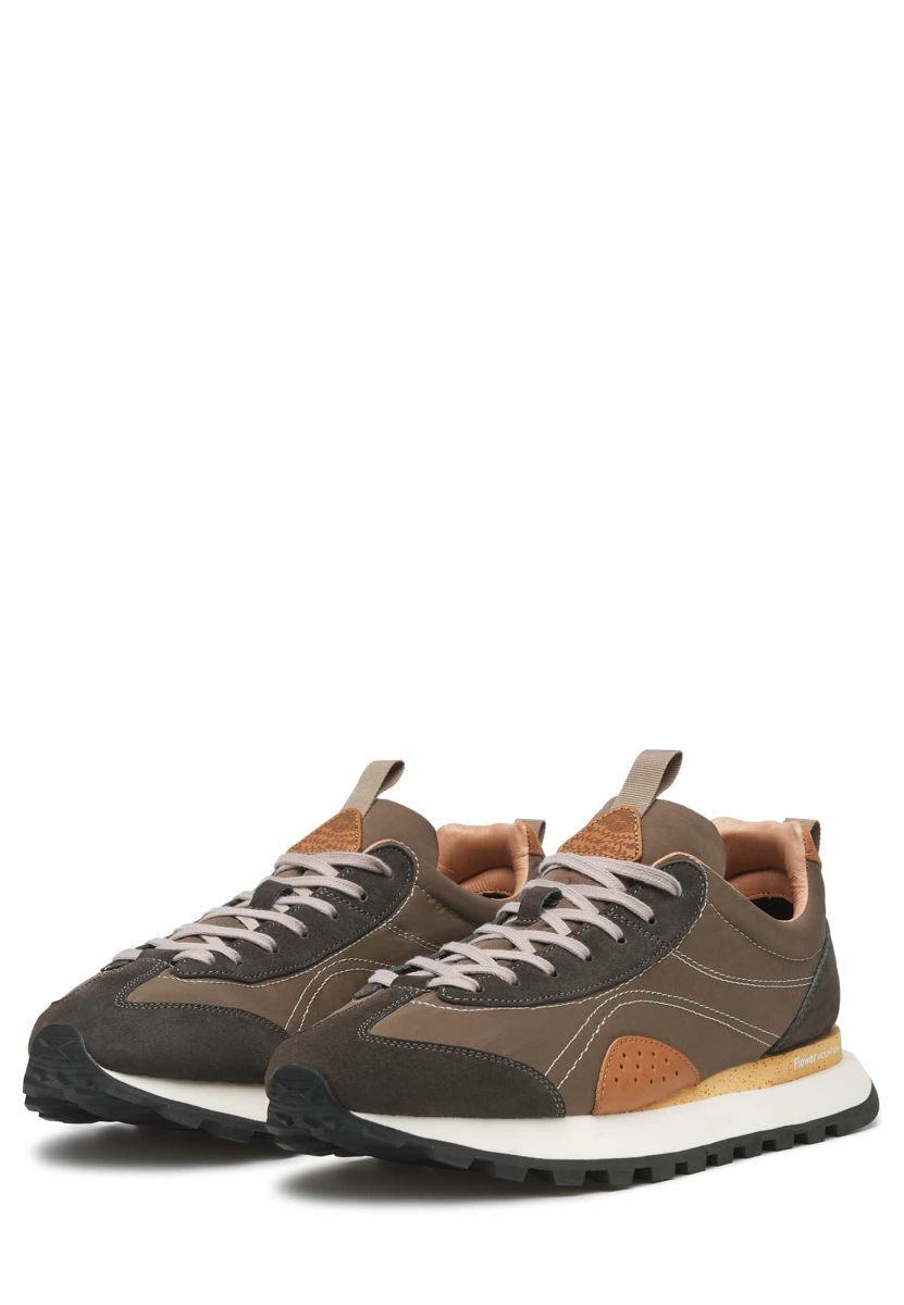 Sneakers Flower Mountain NEW ASUKA Uomo Marroni | 385-QRKLHS