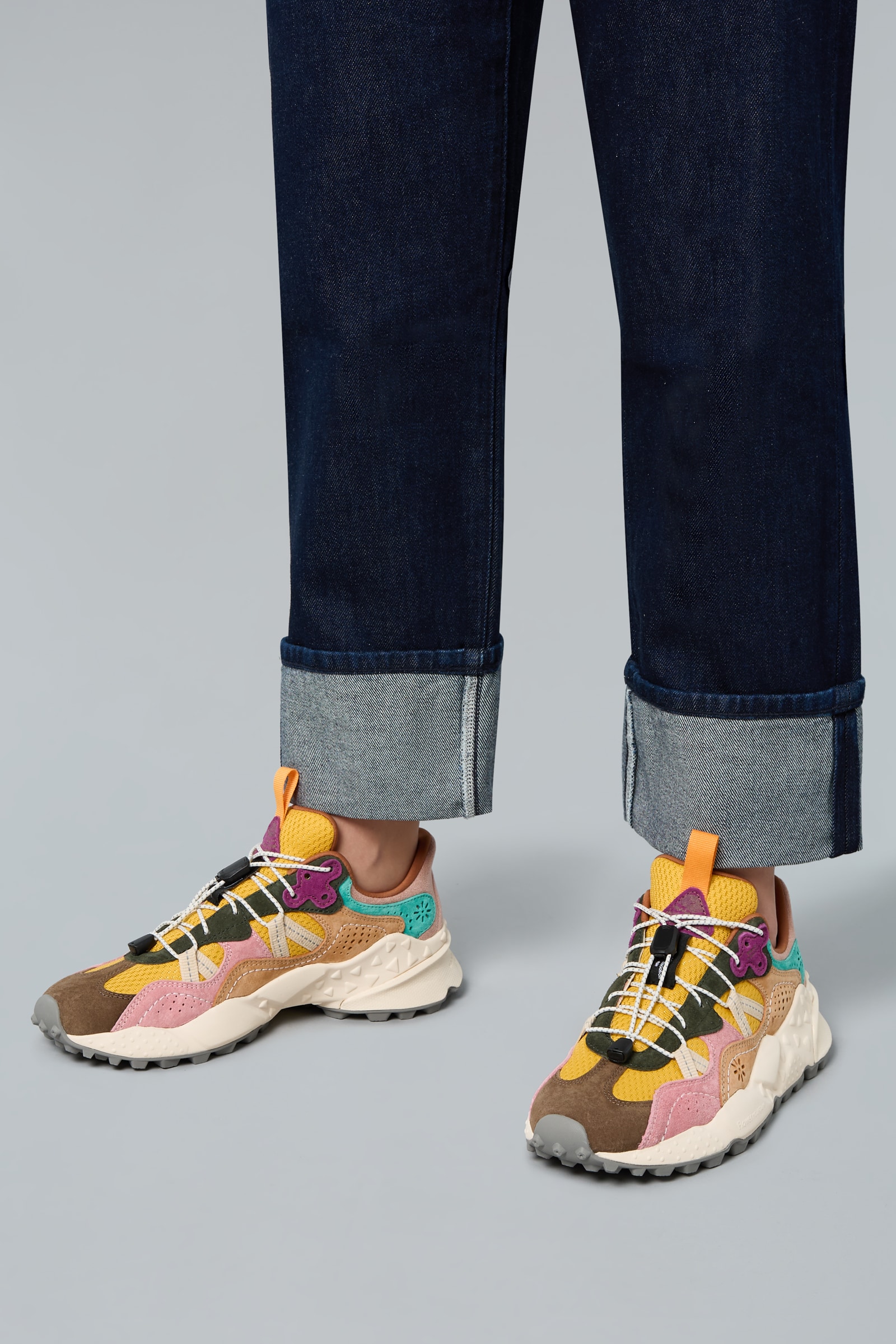 Sneakers Flower Mountain TIGER HILL Donna Pumpkin | 526-DLKMEO