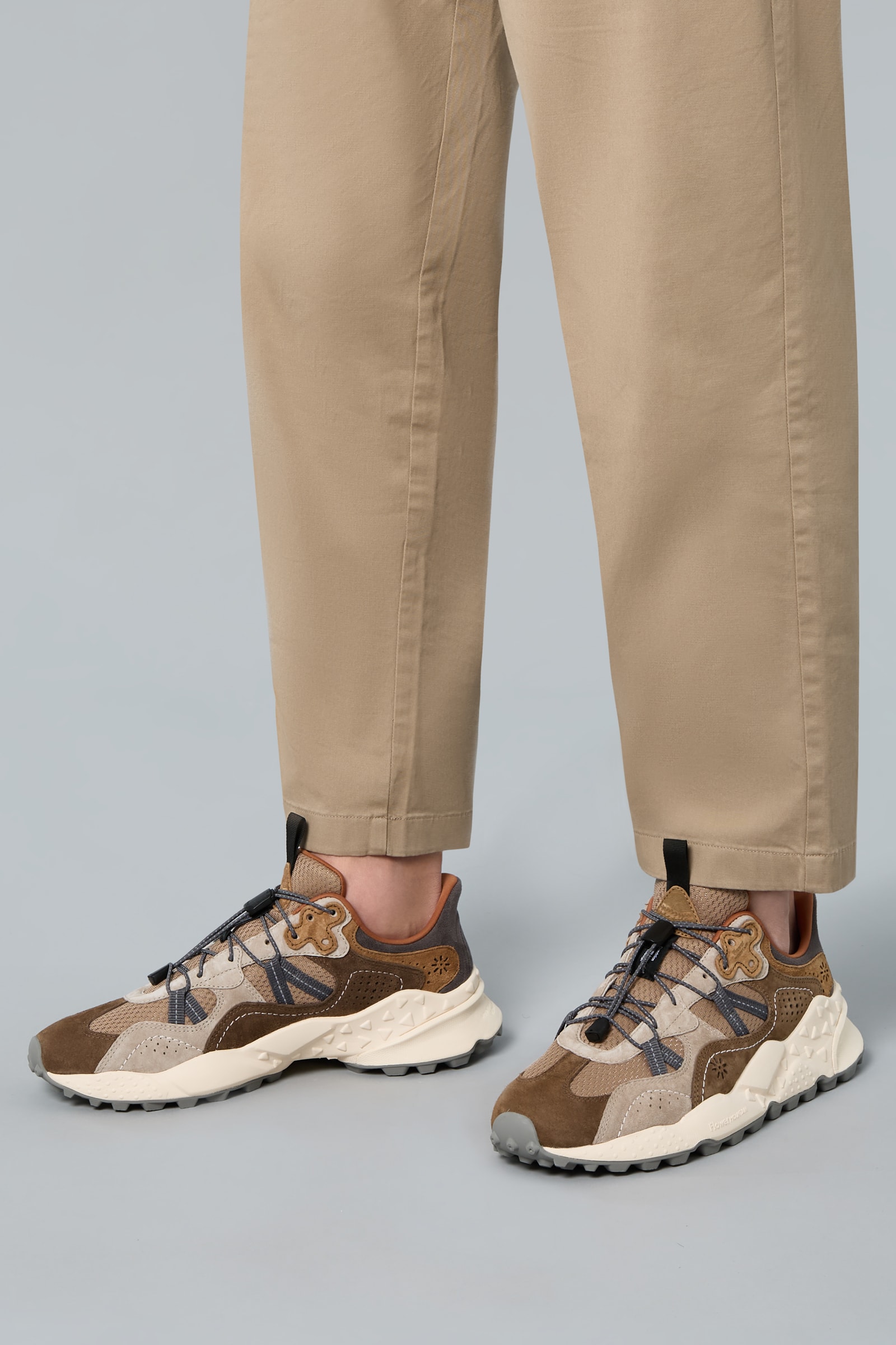 Sneakers Flower Mountain TIGER HILL Uomo Marroni | 624-NIPHCM
