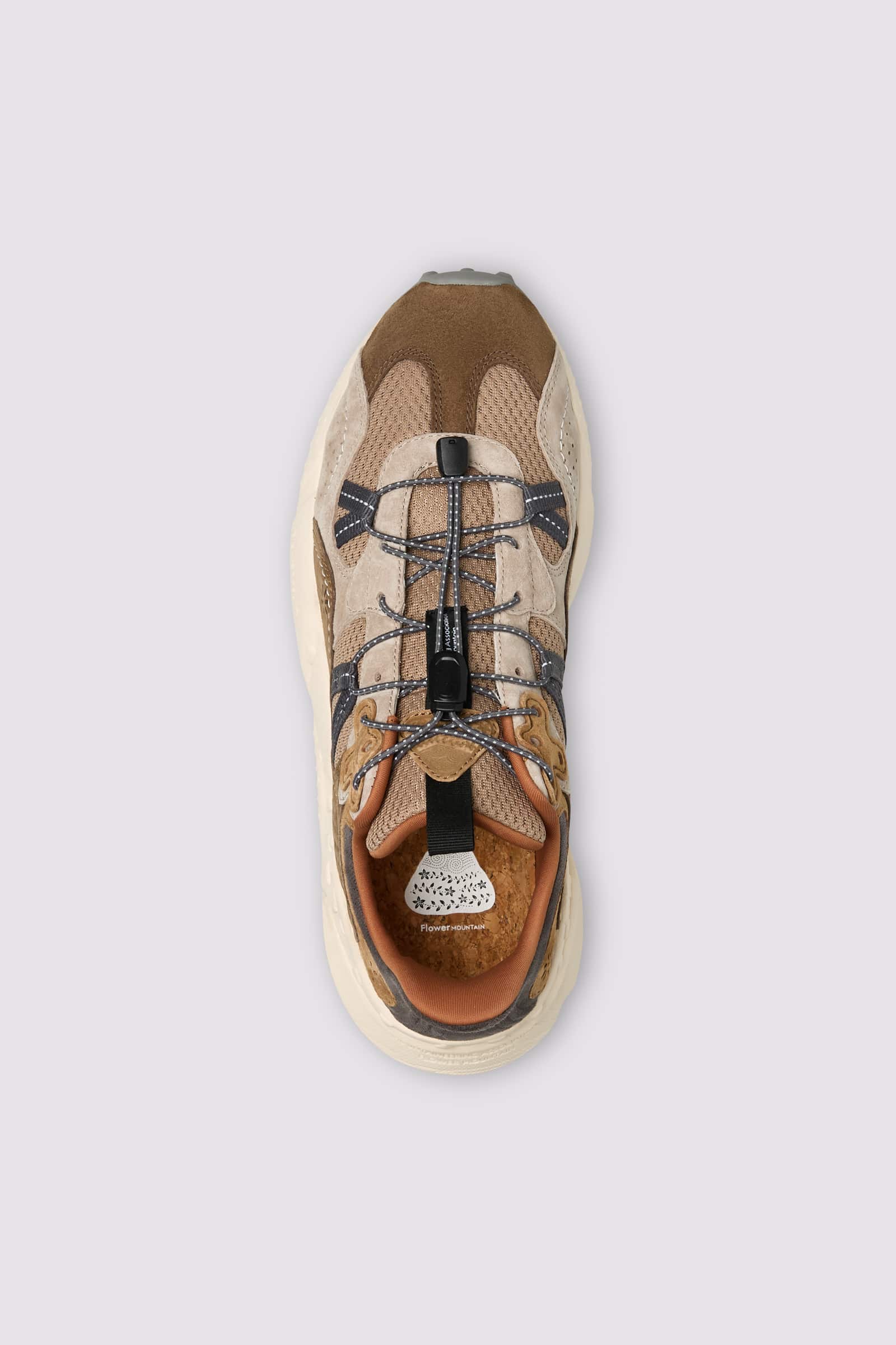 Sneakers Flower Mountain TIGER HILL Uomo Marroni | 624-NIPHCM