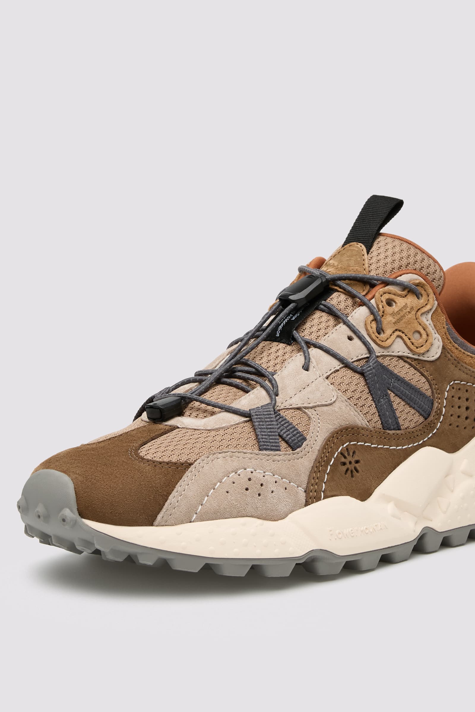Sneakers Flower Mountain TIGER HILL Uomo Marroni | 624-NIPHCM