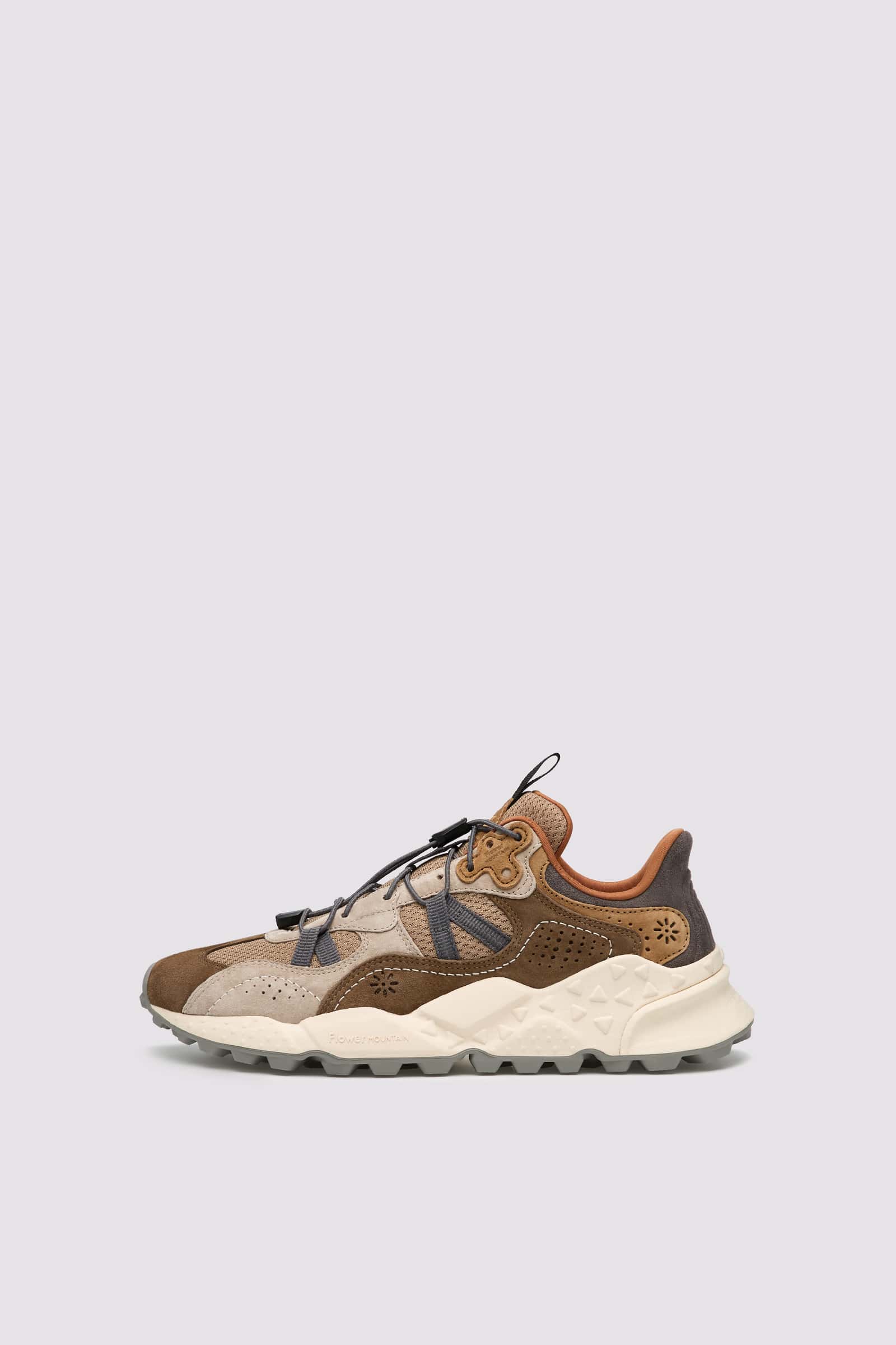 Sneakers Flower Mountain TIGER HILL Uomo Marroni | 624-NIPHCM