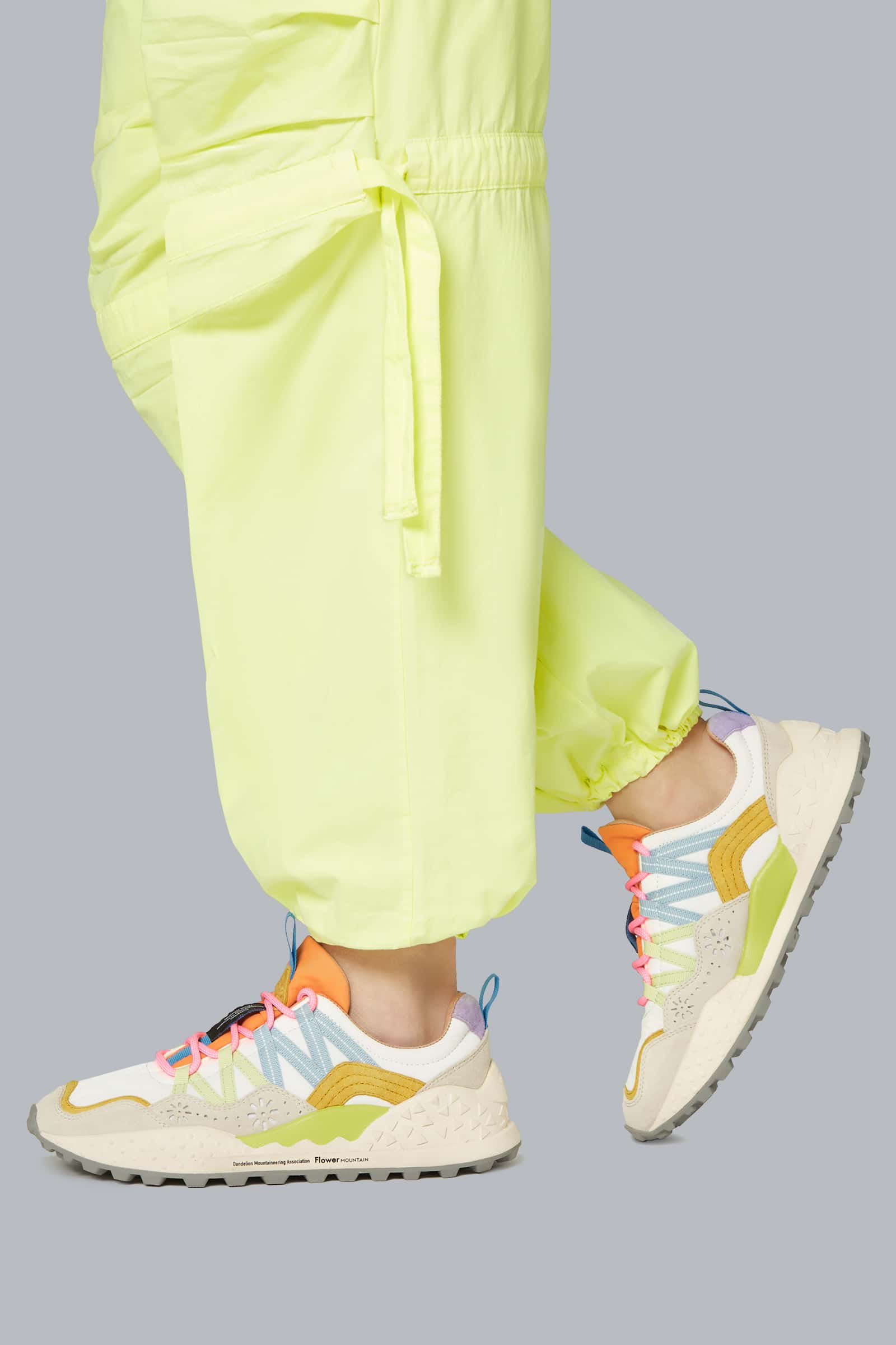 Sneakers Flower Mountain WASHI Donna Bianche | 674-ITZEVB