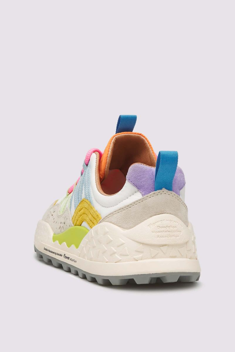 Sneakers Flower Mountain WASHI Donna Bianche | 674-ITZEVB