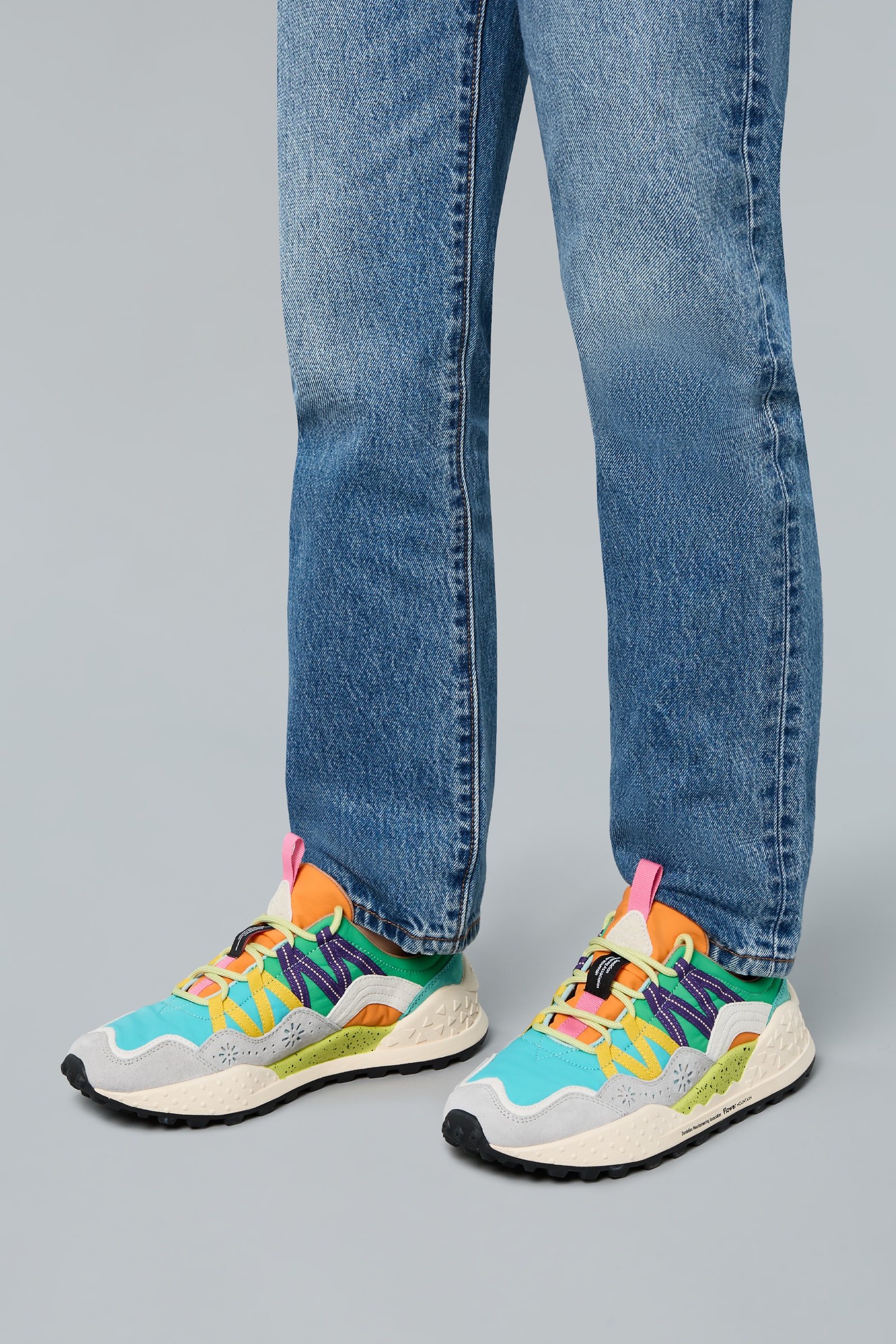 Sneakers Flower Mountain WASHI UNI Uomo Multicolored | 236-CGFEIN