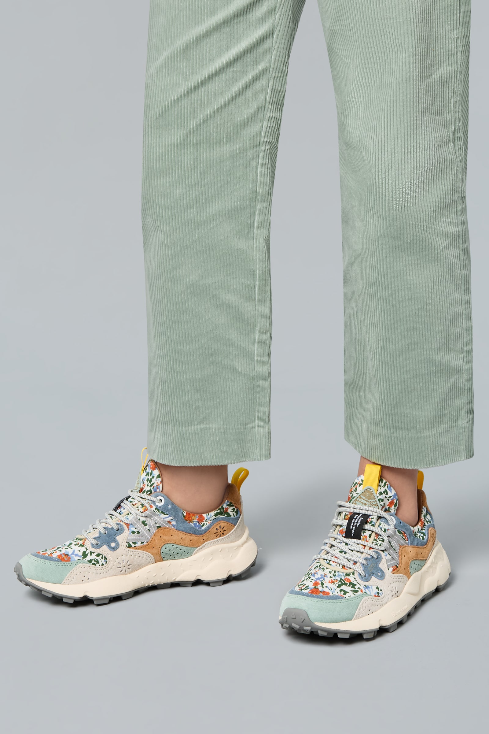 Sneakers Flower Mountain YAMANO 3 Donna Grigie Chiaro | 958-KWPZJC