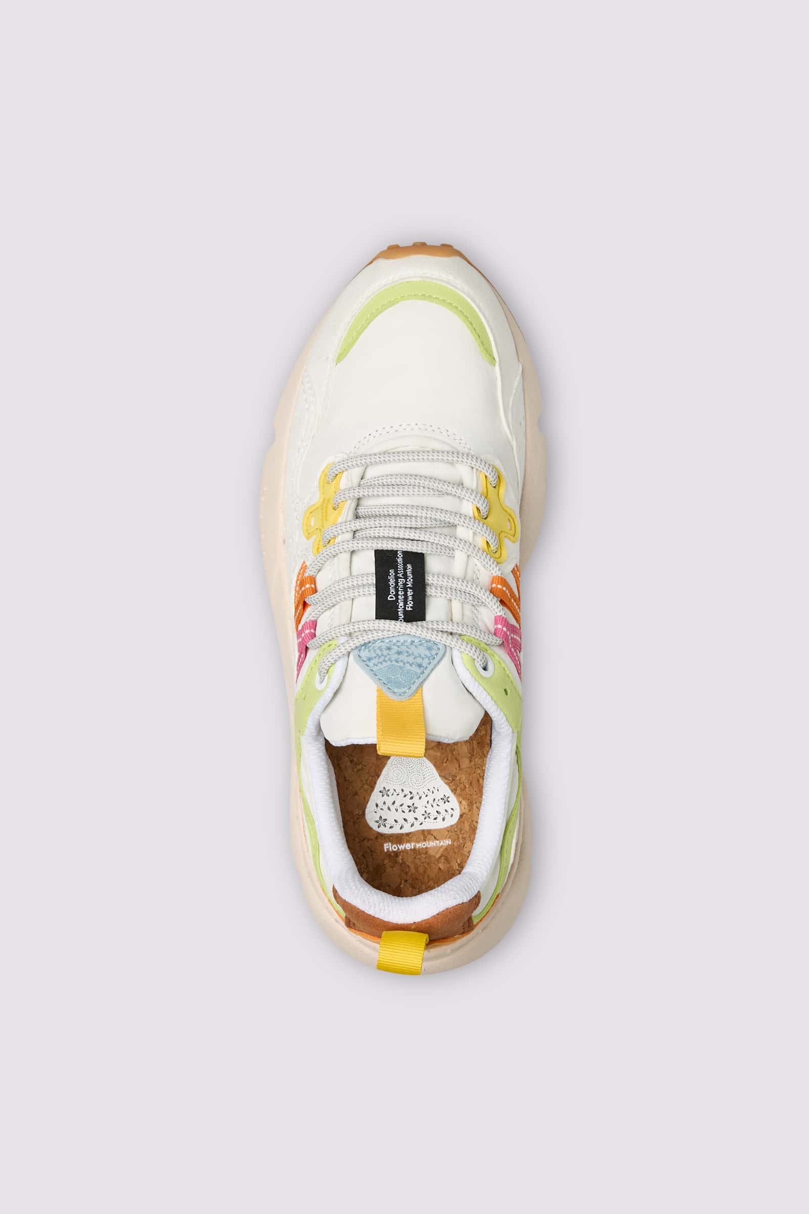 Sneakers Flower Mountain YAMANO 3 KAISO Donna Verdi Bianche | 138-LRVWFE