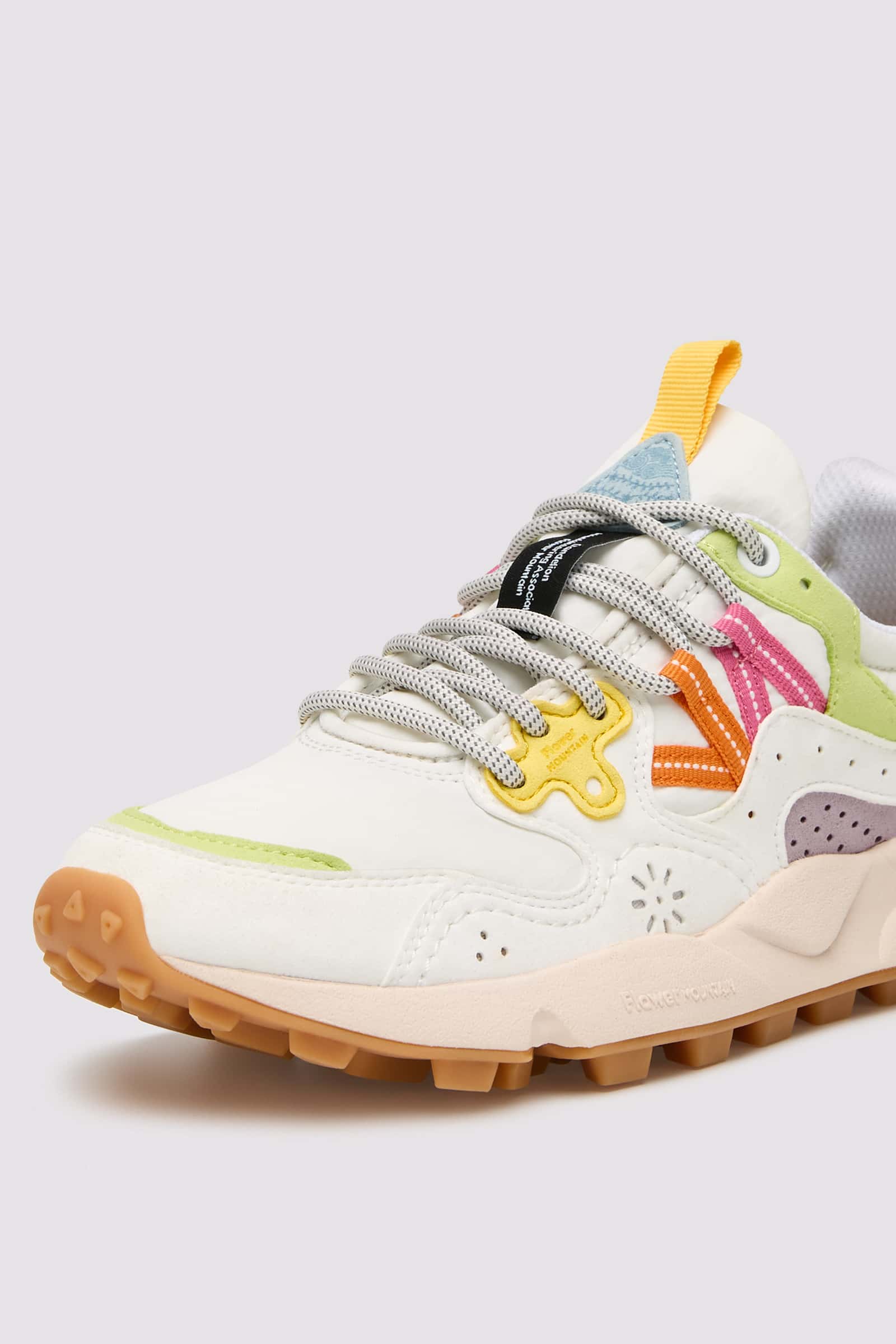 Sneakers Flower Mountain YAMANO 3 KAISO Donna Verdi Bianche | 138-LRVWFE