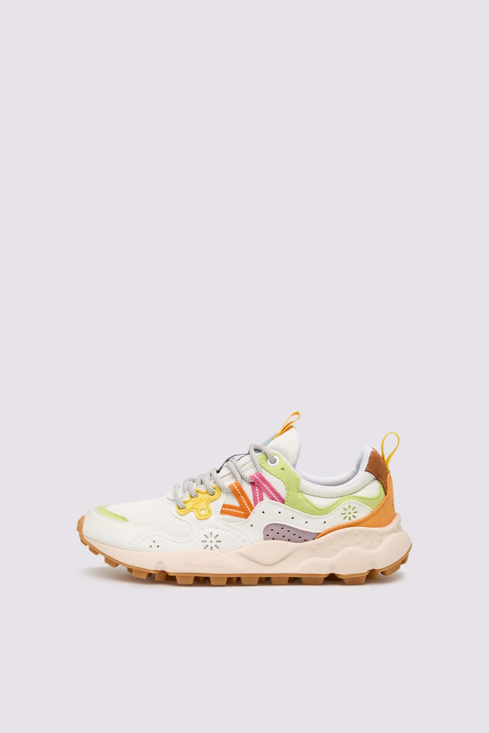 Sneakers Flower Mountain YAMANO 3 KAISO Donna Verdi Bianche | 138-LRVWFE